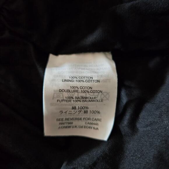 J. Crew Womens Dress 0 Black Midi Swiss Dot Ruffle Sleeveless A Line Flowy NWT - Picture 13 of 14